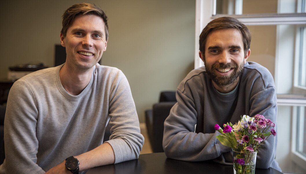 Gründerkollegaer klar for sommeren. Axel Franck Næss skulle jobbe en uke til, mens Eirik Frøyland Rime skulle ut i en velfortjent ferie da Shifter møtte Tise for å snakke om den siste investeringsrunden. Gründerkollegaer klar for sommeren. Axel Franck Næss skulle jobbe en uke til, mens Eirik Frøyland Rime skulle ut i en velfortjent ferie da Shifter møtte Tise for å snakke om den siste investeringsrunden.