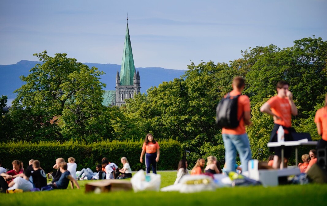 11 av 24 studentbedrifter som fikk STUD-ENT-støtte holder til i Trondheim. Her fra en fadderuke ved NTNU. 11 av 24 studentbedrifter som fikk STUD-ENT-støtte holder til i Trondheim. Her fra en fadderuke ved NTNU.