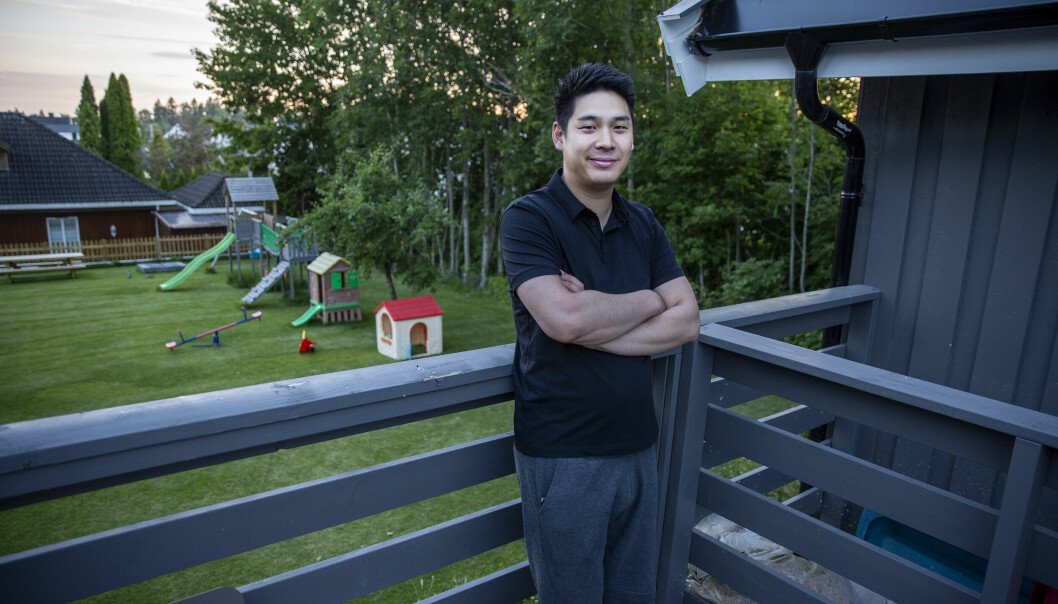 Thuc Hoang har rukket å legge nye planker på verandaen, men stort sett all annen tid har gått med til barn og selskap denne sommeren så langt.
