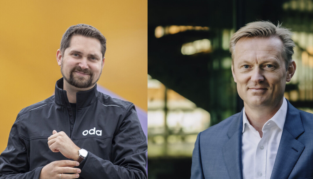 Oda-gründer Karl Munthe-Kaas og Abelia-direktør Nils-Ola Widme. Oda-gründer Karl Munthe-Kaas og Abelia-direktør Nils-Ola Widme.
