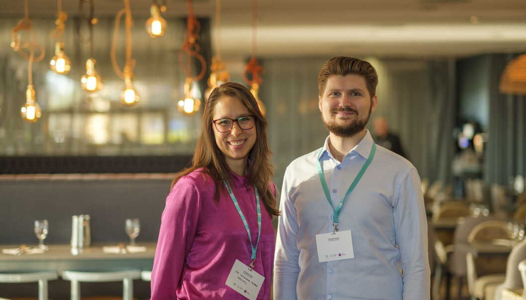 Daglig leder og CTO, Ida Susanna Fattah og Robert Grinde. Daglig leder og CTO, Ida Susanna Fattah og Robert Grinde.