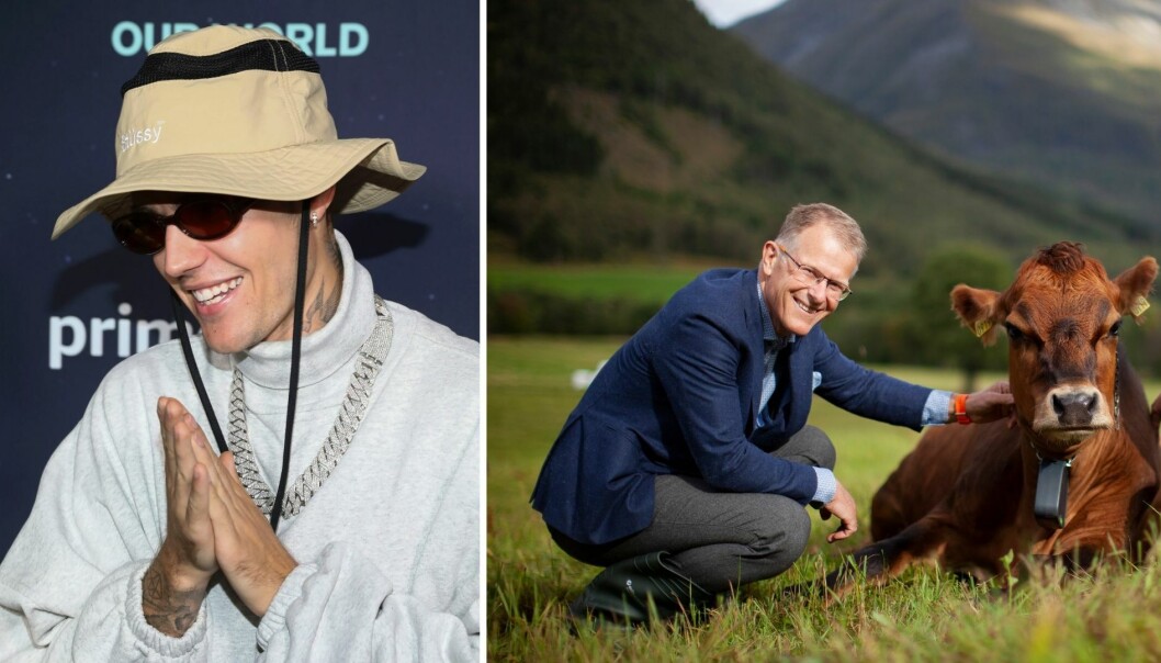 Justin Bieber delte nylig et bilde av geiter med en Nofenceklave Justin Bieber delte nylig et bilde av geiter med en Nofenceklave