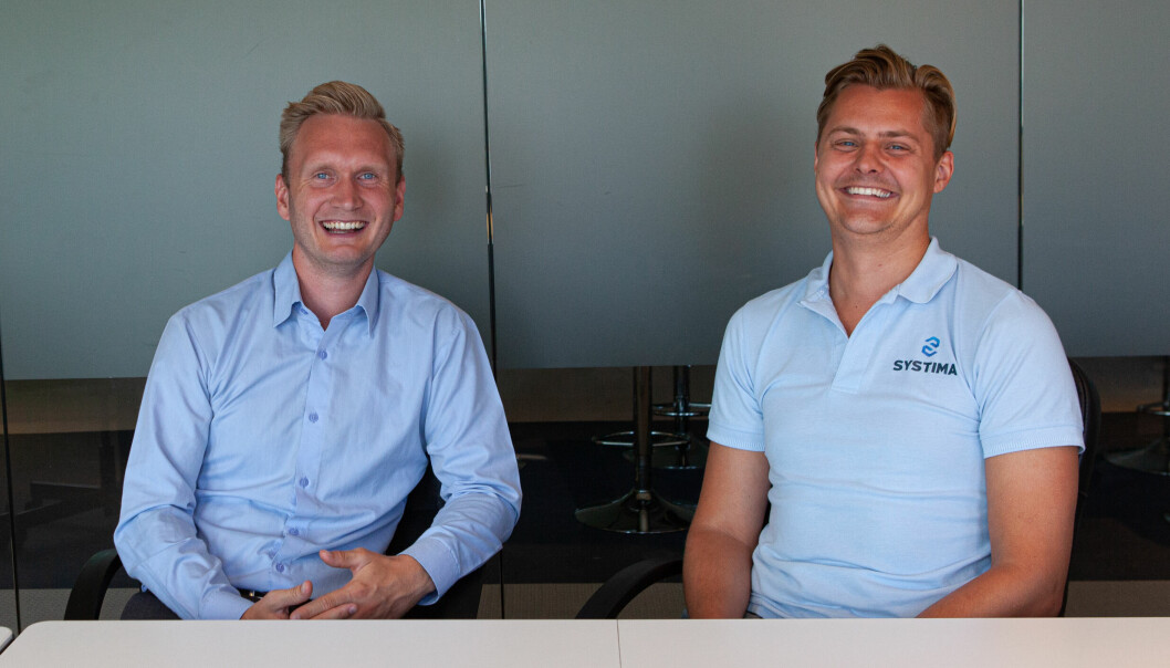 Radarpar. Joachim Øvang og Robin Røed er så samkjørt at begge titulerer seg daglig leder.
