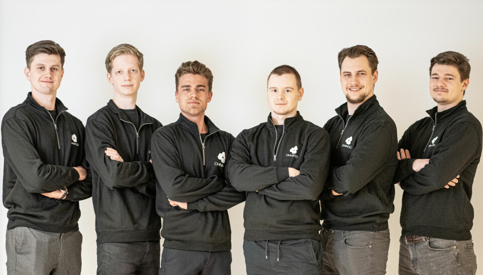 Fra venstre: Sander Hustad Engevik, Bo Willem Woelfert, Tobias Drage Roti, Bjørn Brodtkorb, Seva Karpov, Marius Nordrik