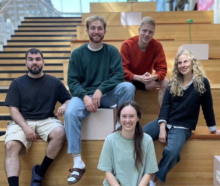 Et (nesten) fulltallig Sensorita-team, fra venstre: Emil Skar, Severin Schirmer, Didrik Sten Ingebrigtsen, Ulrikke Lien og Silje Marie Flaaten. Et (nesten) fulltallig Sensorita-team, fra venstre: Emil Skar, Severin Schirmer, Didrik Sten Ingebrigtsen, Ulrikke Lien og Silje Marie Flaaten.