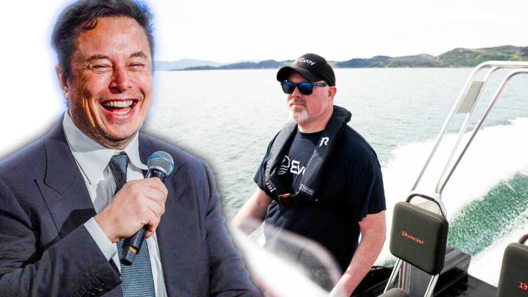 Elon Musk skal ha vært klar for å gjøre forsøk på ny verdensrekord sammen med Evoy-gründer Leif A. Stavøstrand. Elon Musk skal ha vært klar for å gjøre forsøk på ny verdensrekord sammen med Evoy-gründer Leif A. Stavøstrand.
