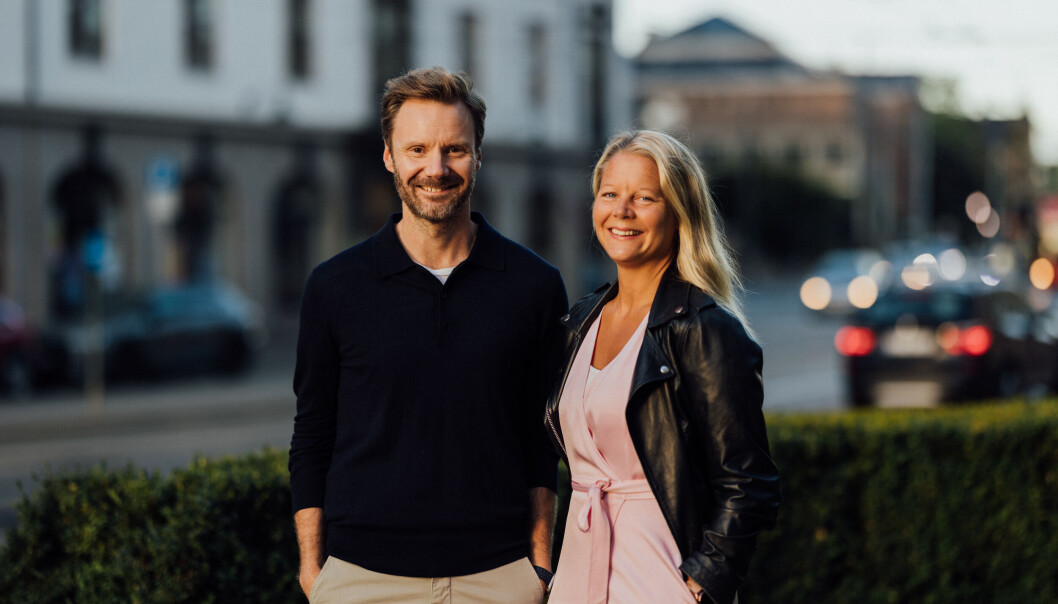 Konserndirektør Digital i Storebrand, Trygve Håkedal, og konsernsjef i Kron, Emma Tryti. Konserndirektør Digital i Storebrand, Trygve Håkedal, og konsernsjef i Kron, Emma Tryti.