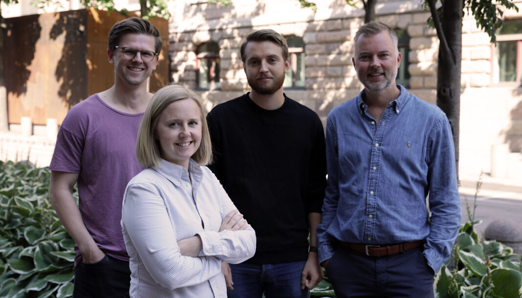 Anne Lene Holstad går fra Otovo til Modulize. Her sammen med de tre gründerne Lucas Carstens, Olav Ljosland og Håkon Kalbakk. Anne Lene Holstad går fra Otovo til Modulize. Her sammen med de tre gründerne Lucas Carstens, Olav Ljosland og Håkon Kalbakk.