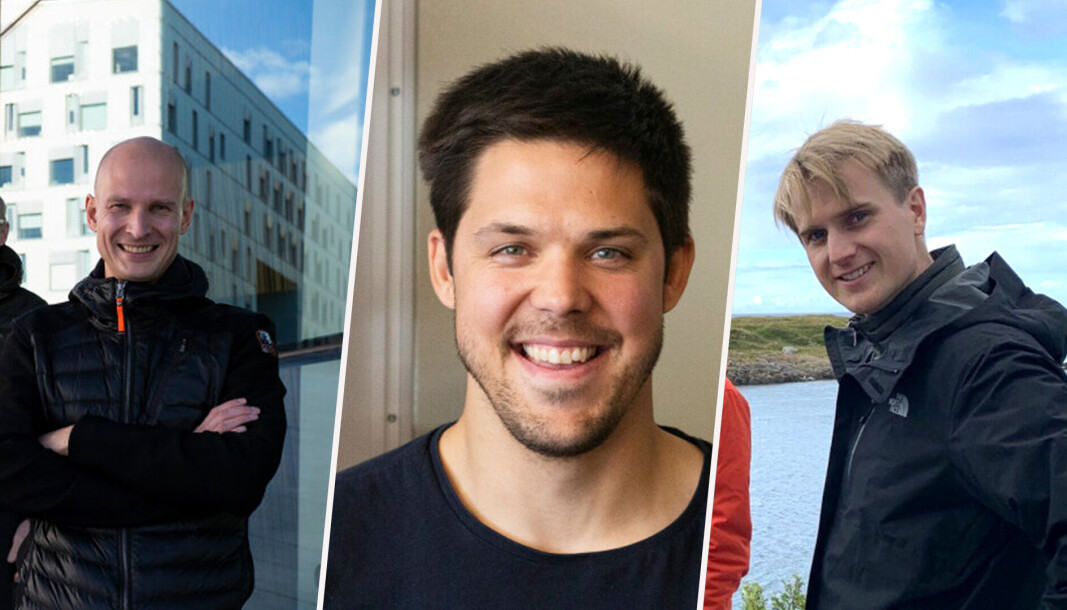 Tibber-gründer Edgeir Aksnes, Easee-gründer Jonas Helmiksstøl og Dune-gründer Fredrik Haga. Tibber-gründer Edgeir Aksnes, Easee-gründer Jonas Helmiksstøl og Dune-gründer Fredrik Haga.