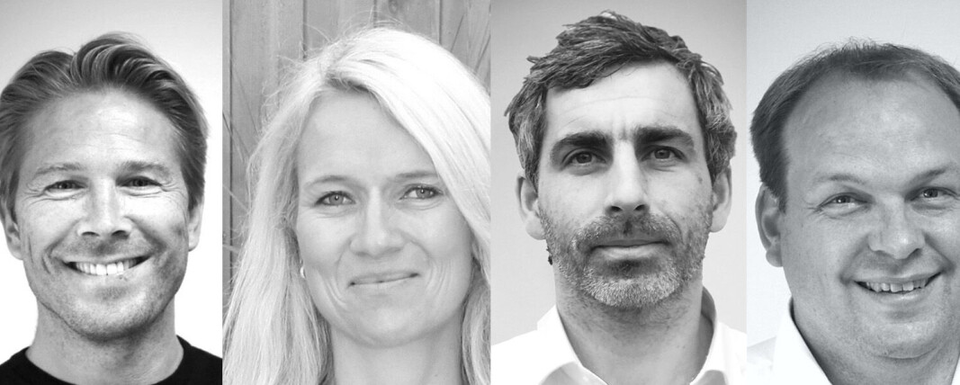 Scale Leap Capital: F.v. Rolv-Erik Spilling, Ingvild Huseby, Nicolai Bodd og Andreas Solberg. Scale Leap Capital: F.v. Rolv-Erik Spilling, Ingvild Huseby, Nicolai Bodd og Andreas Solberg.