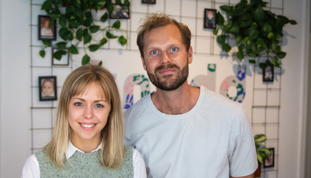 Gründere i Knodd Josefine Svegborn og Jakob Hedlund Gründere i Knodd Josefine Svegborn og Jakob Hedlund
