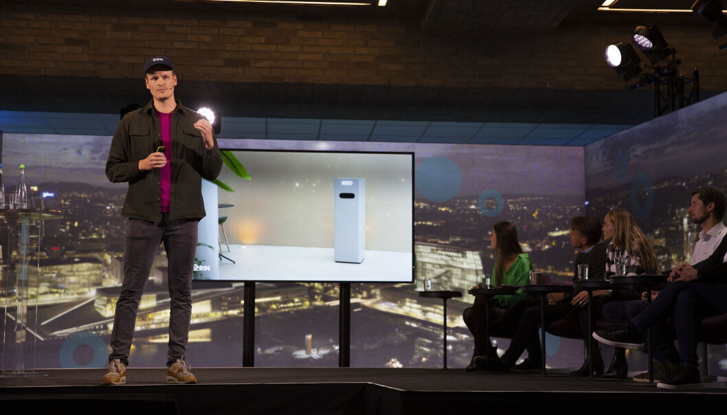 Grin får stadig oppmerksomhet, og har testet ut sin panteløsning under Oslo Innovation Week denne uka, men nådde ikke helt til topps i 100 Pitches. Grin får stadig oppmerksomhet, og har testet ut sin panteløsning under Oslo Innovation Week denne uka, men nådde ikke helt til topps i 100 Pitches.