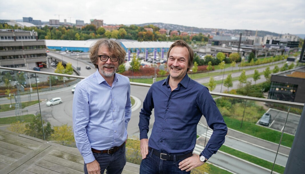 Jon Reidar Hammerfjeld er daglig leder i Publishlab og Jan Thoresen er styreleder i samme selskap. Jon Reidar Hammerfjeld er daglig leder i Publishlab og Jan Thoresen er styreleder i samme selskap.