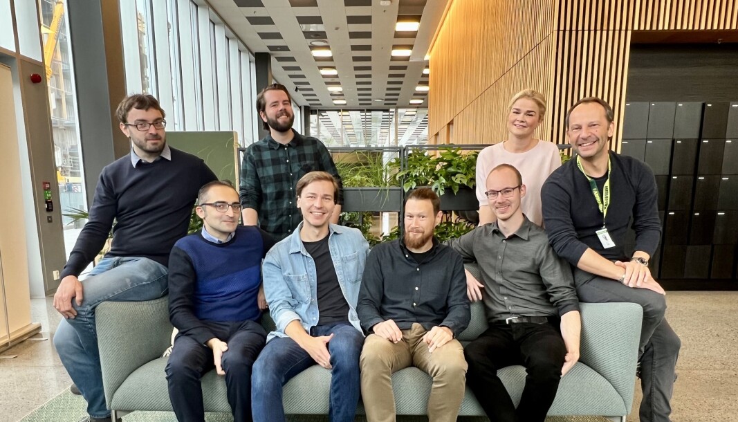 Teamet i Shapemaker, med Evan Ramenskiy i midten (blå skjorte) Ingrid Sofie Øvrum Sem bak, og Balázs Kisfali til høyre. Teamet i Shapemaker, med Evan Ramenskiy i midten (blå skjorte) Ingrid Sofie Øvrum Sem bak, og Balázs Kisfali til høyre.