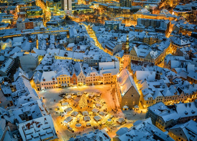 Gamlebyen i Tallinn Gamlebyen i Tallinn