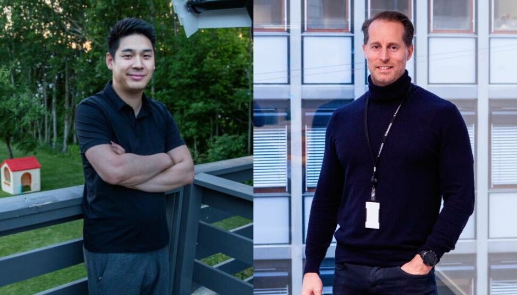 Thuc Hoang i Firi og Christoffer Andvig i Neonomics utvider samarbeidet til Danmark. Thuc Hoang i Firi og Christoffer Andvig i Neonomics utvider samarbeidet til Danmark.