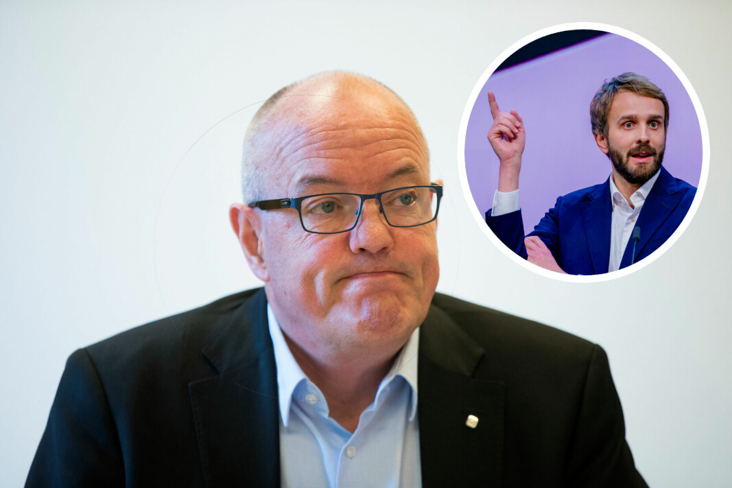 Styreleder Gunnar Bovim i Innovasjon Norge mener næringsminister Jan Christian Vestre maler med for bred pensel i forslaget om å strupe lederlønningene.