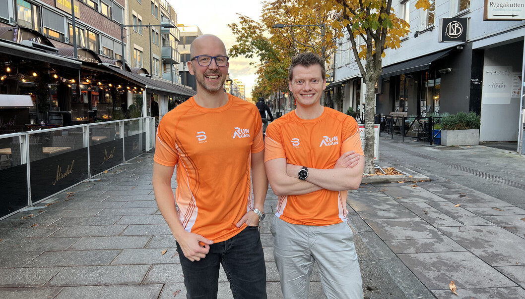Carl-Otto Karlengen (t.v.) og Alf Niklas Kalmer i RunAgain har kontor på Lillestrøm. Carl-Otto Karlengen (t.v.) og Alf Niklas Kalmer i RunAgain har kontor på Lillestrøm.