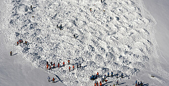 Gründere lar skred-ofre puste i snøen