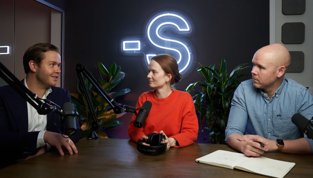 Klare for lansering. Strise-sjef Marit Rødevand forbereder selskapets globale lansering sammen med Marit Rødevand, Fredrik Riiser, Commercial Manager (t.v.) og Lars Lunde Birkeland, CMO Klare for lansering. Strise-sjef Marit Rødevand forbereder selskapets globale lansering sammen med Marit Rødevand, Fredrik Riiser, Commercial Manager (t.v.) og Lars Lunde Birkeland, CMO