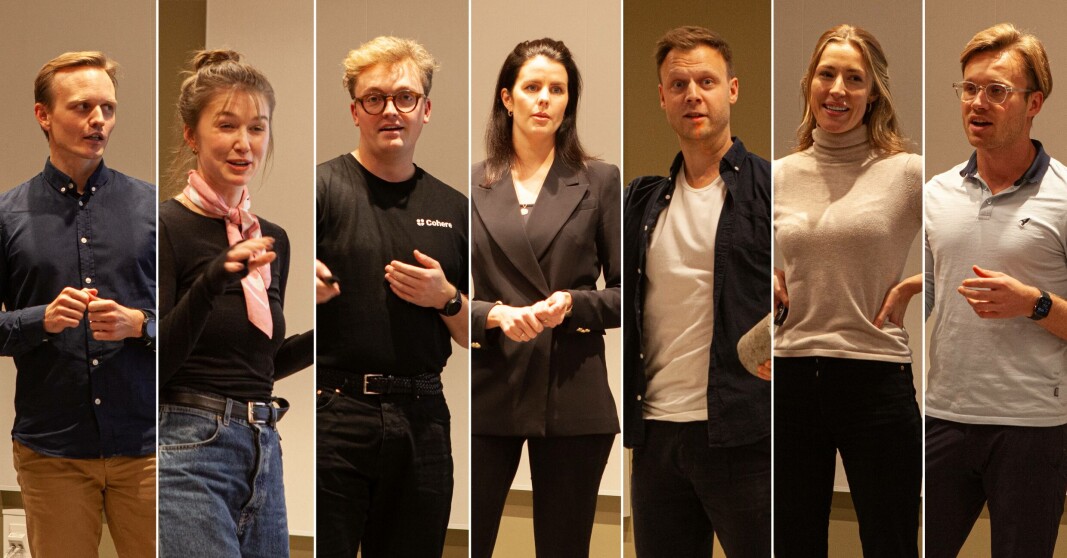 Gründere å holde øynene åpne for. fr.v. Andreas Engstrand, Convier, Synne Sauar, Li-tech, Sondre Kvam, Cohere, Heidi Andreassen, Testnor, Andreas Kjølseth, Infraspace, Maria With Hoen, Selah Sleep og Gunnar Windsand Sem, Proptly Gründere å holde øynene åpne for. fr.v. Andreas Engstrand, Convier, Synne Sauar, Li-tech, Sondre Kvam, Cohere, Heidi Andreassen, Testnor, Andreas Kjølseth, Infraspace, Maria With Hoen, Selah Sleep og Gunnar Windsand Sem, Proptly
