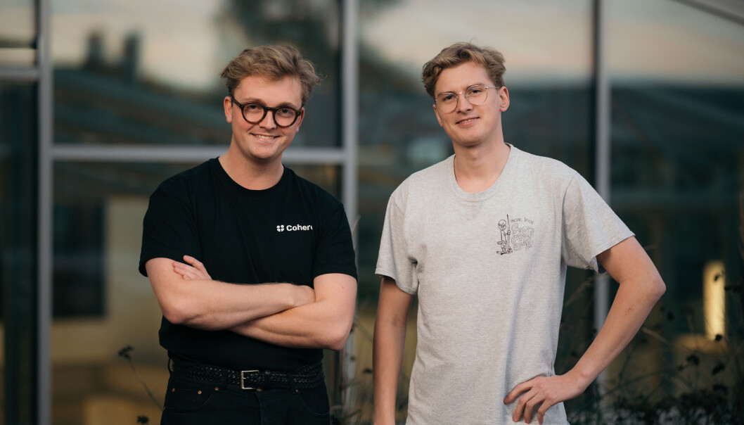 Cohere XR-gründerne Sondre Kvam og Andreas Ore Larssen. Cohere XR-gründerne Sondre Kvam og Andreas Ore Larssen.