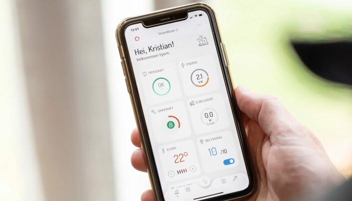 APPSTYRT: Med StrømKontroll i lomma ser man forbruket time for time, og hva som bruker mest strøm som elbillader, oppvarming og varmtvann – alt i en app. APPSTYRT: Med StrømKontroll i lomma ser man forbruket time for time, og hva som bruker mest strøm som elbillader, oppvarming og varmtvann – alt i en app.