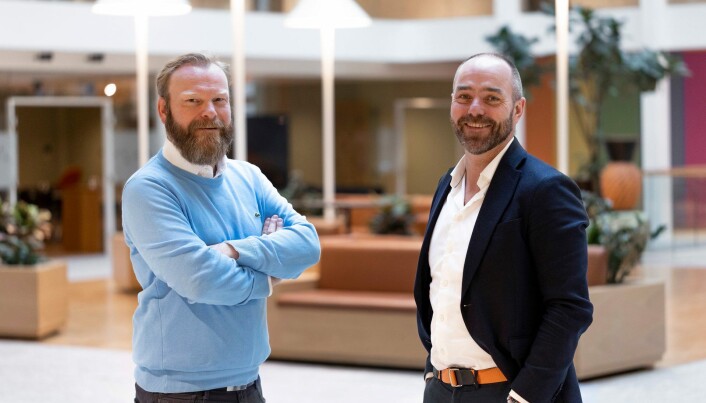 SAMARBEID: De to har løpende og tett kontakt siden samarbeidet mellom Nordea og Futurehome begynte i år. SAMARBEID: De to har løpende og tett kontakt siden samarbeidet mellom Nordea og Futurehome begynte i år.