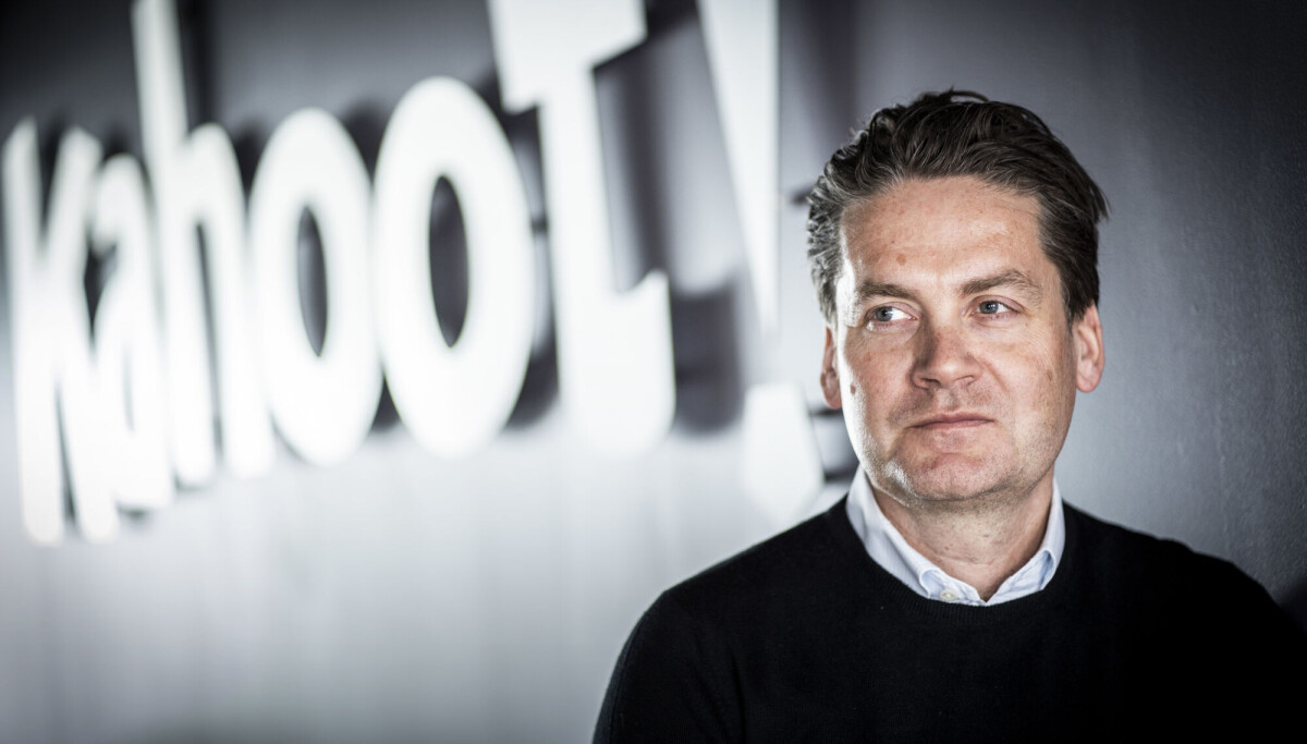 Photo: Joakim Birkeli Jacobsen Kahoot-investor Kristian Falnes: – Jeg har fylt ut akseptblankett, men ikke sendt den inn