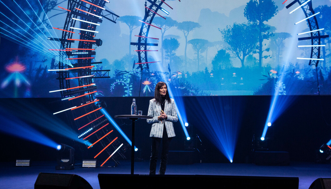 Innovasjonskommisær Mariya Gabriel presenterte EUs nye innovasjons-agenda på Slush, torsdag morgen. Innovasjonskommisær Mariya Gabriel presenterte EUs nye innovasjons-agenda på Slush, torsdag morgen.