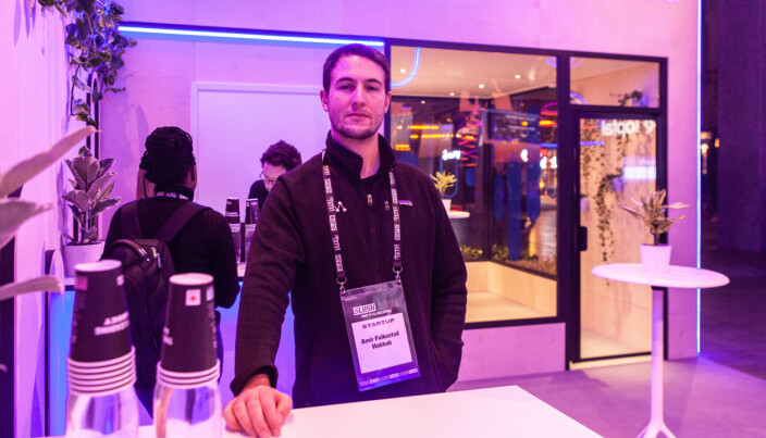 Amir Folkestad Habhab i Marketer Technologies har møtt mange tunge investornavn i buret bak ham de siste dagene. Amir Folkestad Habhab i Marketer Technologies har møtt mange tunge investornavn i buret bak ham de siste dagene.