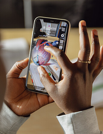 Eksempel på Ludensos augmentet reality Eksempel på Ludensos augmentet reality
