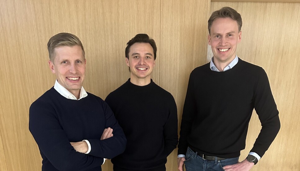 Robin Suwe (SVP Mobility, Schibsted Nordic Marketplaces), Sebastian Frick (CEO AutoVex) og Atle Gran Lindstad (Schibsted M&A).