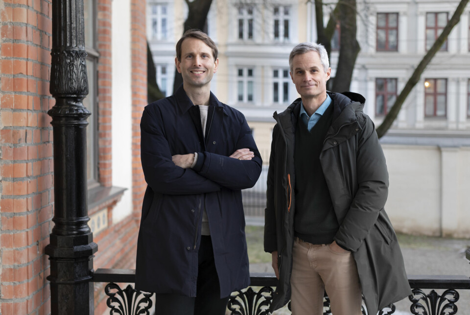 Midlertidig administrerende direktør (CEO) Vegard Gullaksen Veiteberg og finansdirektør (CFO) Mikkel Ektvedt i Remarkable.