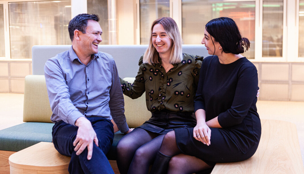 Vil ha mer fest enn konferanse. Finance Innovation-trioen fr.v. Bent Gjendem, daglig leder, Svitlana Pozniakova, community manager og Rea Parashar, operatv sjef til den første utgaven av Norway Fintech Festival. Vil ha mer fest enn konferanse. Finance Innovation-trioen fr.v. Bent Gjendem, daglig leder, Svitlana Pozniakova, community manager og Rea Parashar, operatv sjef til den første utgaven av Norway Fintech Festival.