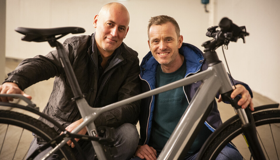 Jonas Rinde og Sondre Norland er henholdsvis styreleder og administrerende direktør i Bikefolder.