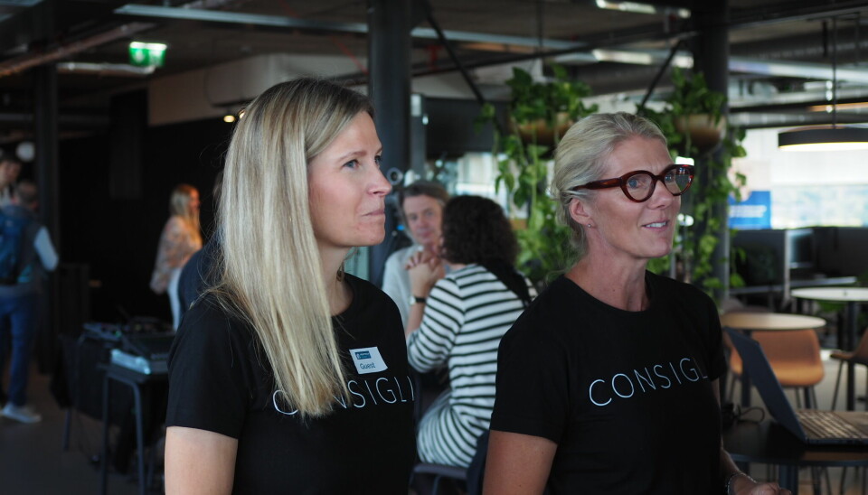 Kitty Colbjørnsen og Janne Aas-Jakobsen i proptech-selskapet Consigli.
