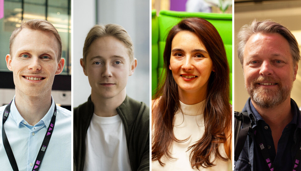 Tenker til om AI. F.v Eivind Aksnes Rebnord (Avo Consulting), Halvor Barndon (Kvikk Forsikring), Sebnem Erener (Klarna), Jarle Holm (Kron) Tenker til om AI. F.v Eivind Aksnes Rebnord (Avo Consulting), Halvor Barndon (Kvikk Forsikring), Sebnem Erener (Klarna), Jarle Holm (Kron)