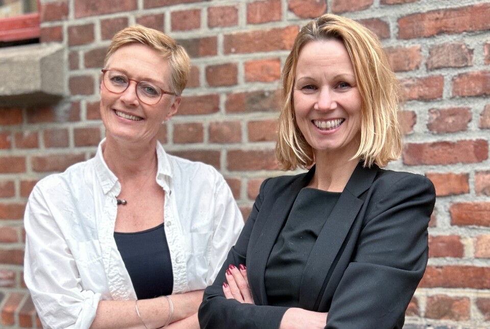 Hanne Krum, leder for markedsavdelingen i Sbanken t.v og Aina Lemoen Lunde, direktør for marked og digitalt salg i DNB.