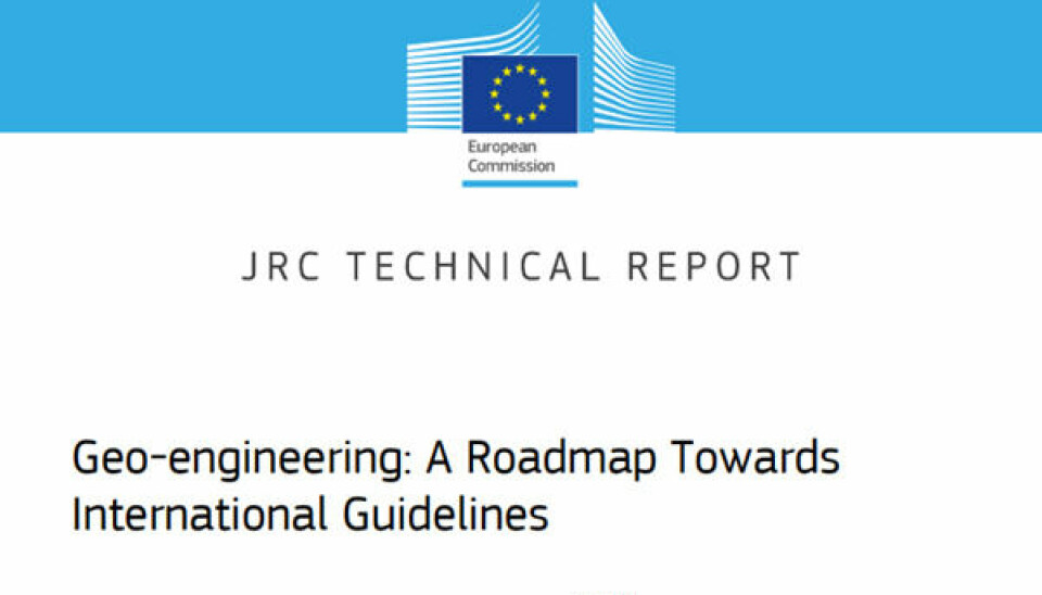 Fra EU-kommisjonens rapport i 2022 om geoteknikk