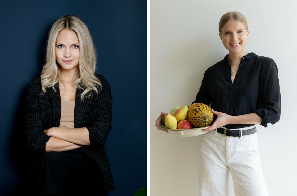 Palett har hatt en tydelig influenser-strategi. Her ved matkjendis Emilie Voe Nereng og markedsdirektør Vigdis Bonvik.