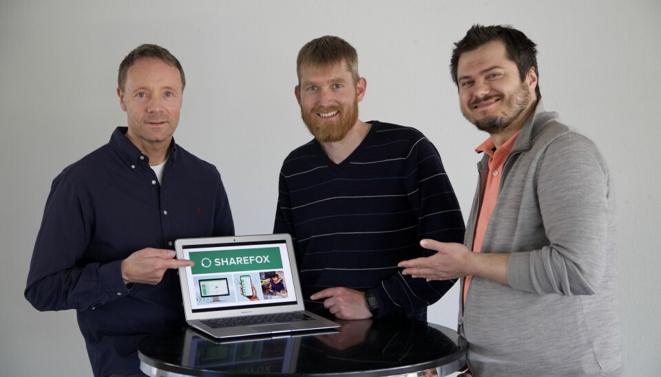 Teamet som vil gjøre utleie enkelt. F.v. Fred Kihle (vekstsjef), Åsgeir Helland (CEO) og Cristian Leordeanau (CTO).