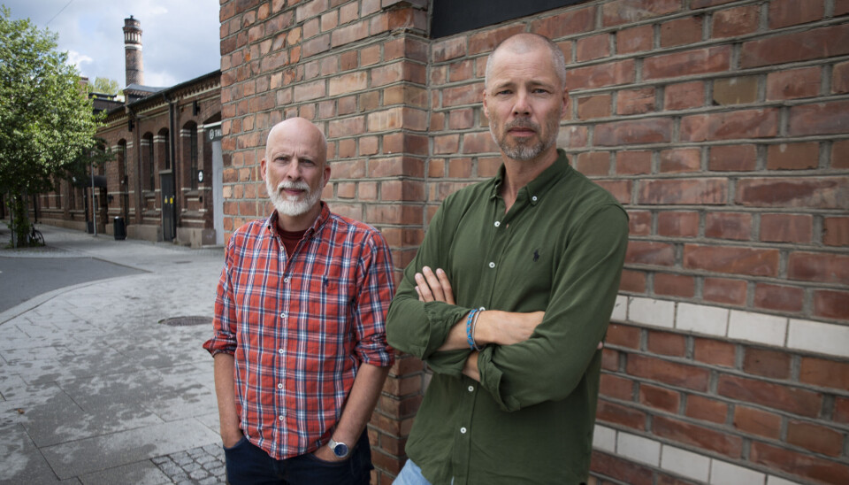 Rolf Risnes (t.v.) og Lars-Petter Windelstad Kjos solgte Motimate til Kahoot. De har nå startet We Are Learning.