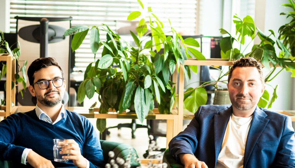 Walid Fayez Mustapha og Léo Gasteen er gründere i Deckmatch.