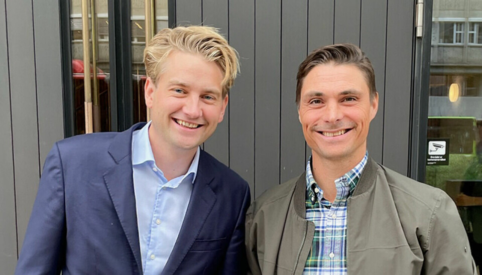Daglig leder Erling Wegger Linde og Idekapital-sjef Kristian Øvsthus.