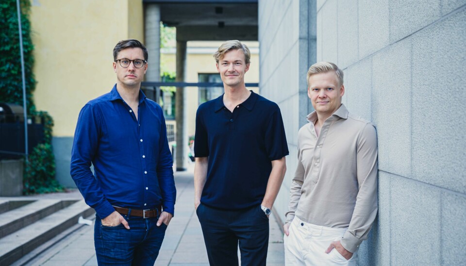 Fra venstre: Oscar Andersin, Topias Soininen og Jesse Heikkilä.