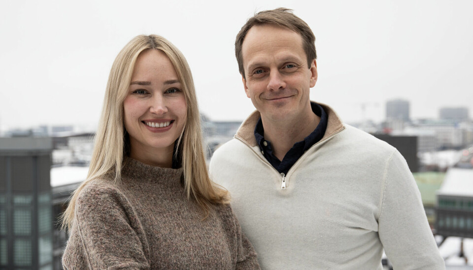 Ny jobb: Anna Munthe-Kaas sammen med Antler-partner Kristian Røsjø