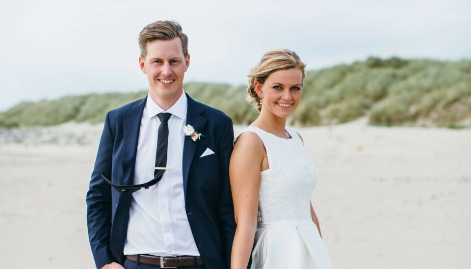 Anne Emilie og Kjartan Fosse giftet seg i 2015, året etter at de traff hverandre for første gang. Nå er de medgründere i Knitandnote.