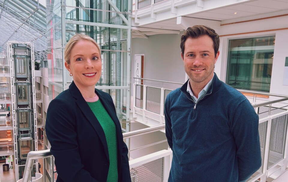 Anna Turvoll (t.v.) tok over toppjobben i Völur etter gründer Robert Ekrem.