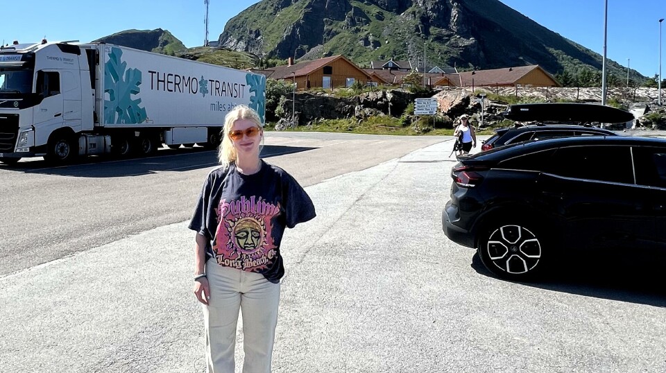 Inger-Lovise Fjellgaard på øya Lovund hvor hun vokste opp og opprinnelig fikk ideen til Hera Solutions.